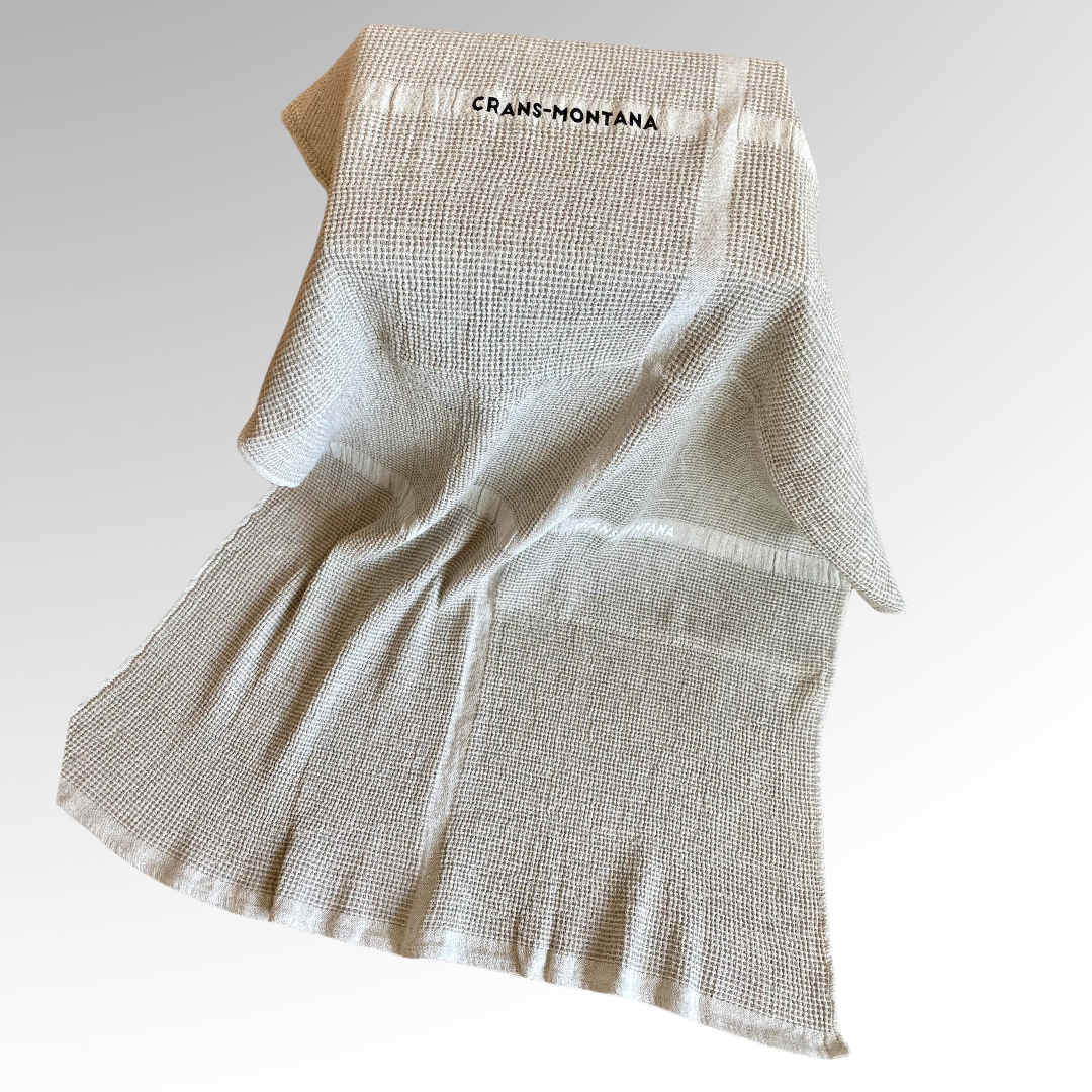 Linge de bain, 80x145cm, lin stonewashed