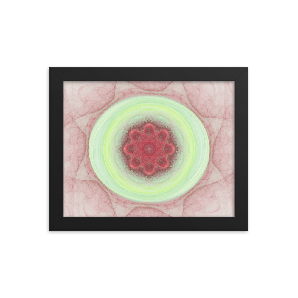 &quot;Atomic Raspberries&quot; White Print