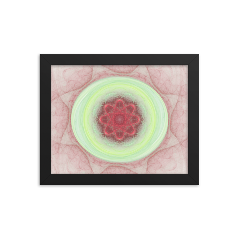 &quot;Atomic Raspberries&quot; White Print