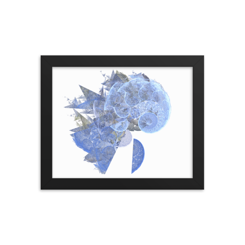 &quot;Flower Conch&quot; White Print