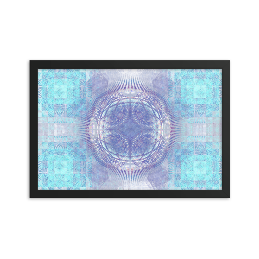 &quot;Symmetry and Shadows&quot; White Print