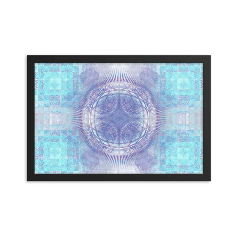 &quot;Symmetry and Shadows&quot; White Print