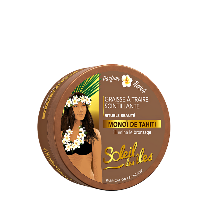 Graisse à traire Scintillante pot FPS 0 Monoï de Tahiti