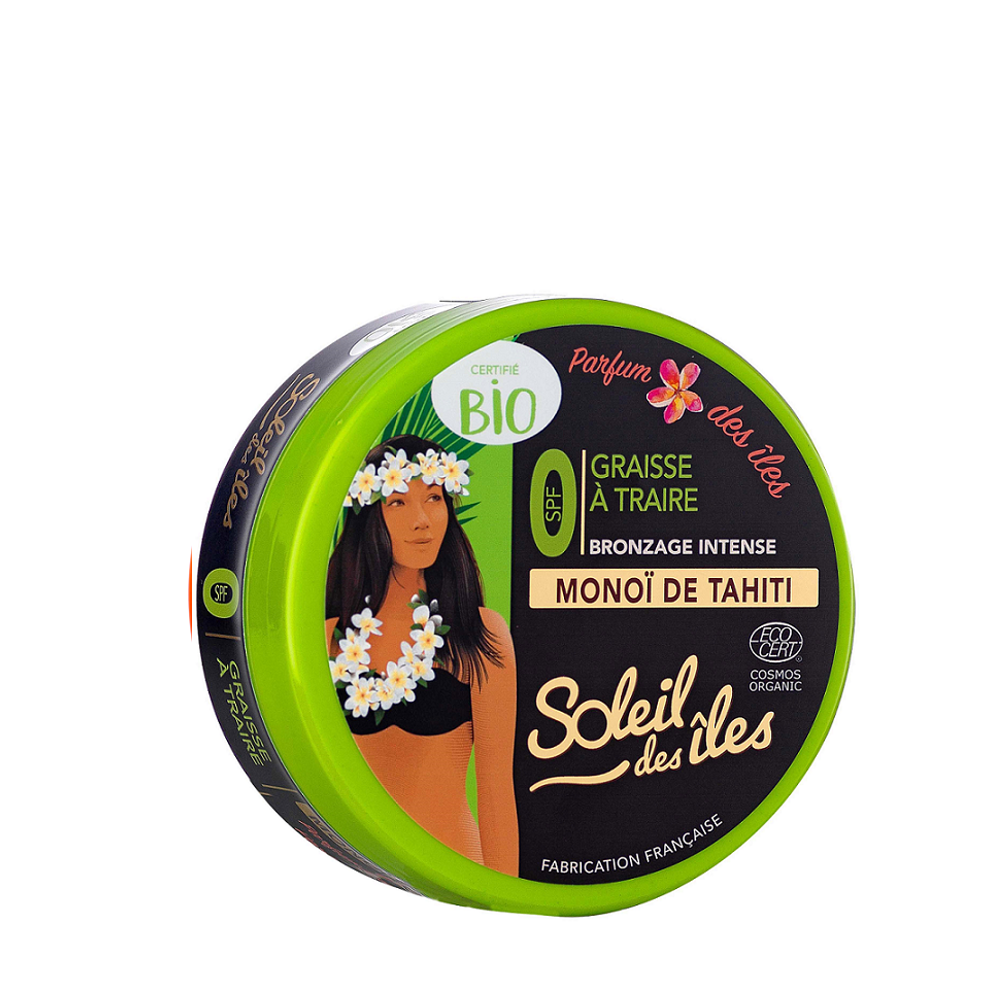 BIO Graisse à traire pot FPS 0 Monoï de Tahiti
SOLEIL DES ÎLES