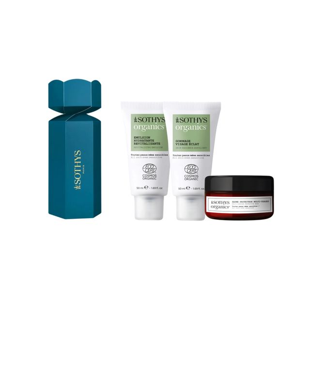 Emulsion hydratante revitalisante, gommage visage éclat, baume protecteur multi-usages