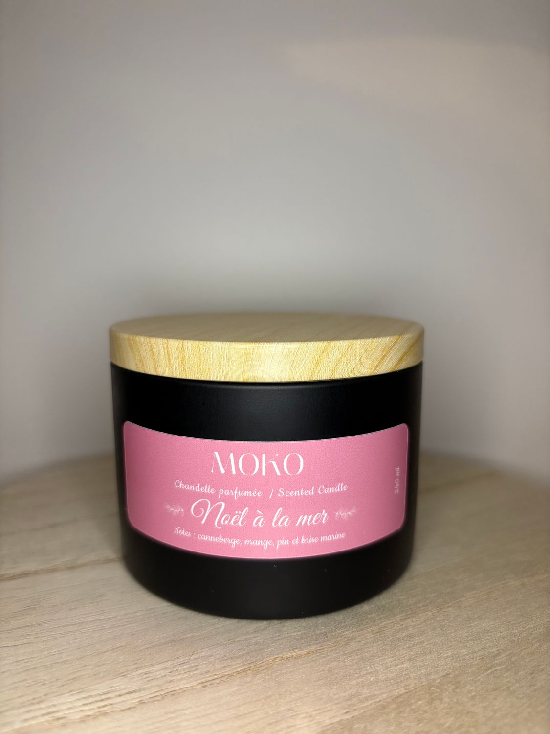 CHANDELLE PARFUMÉE - NOËL À LA MER