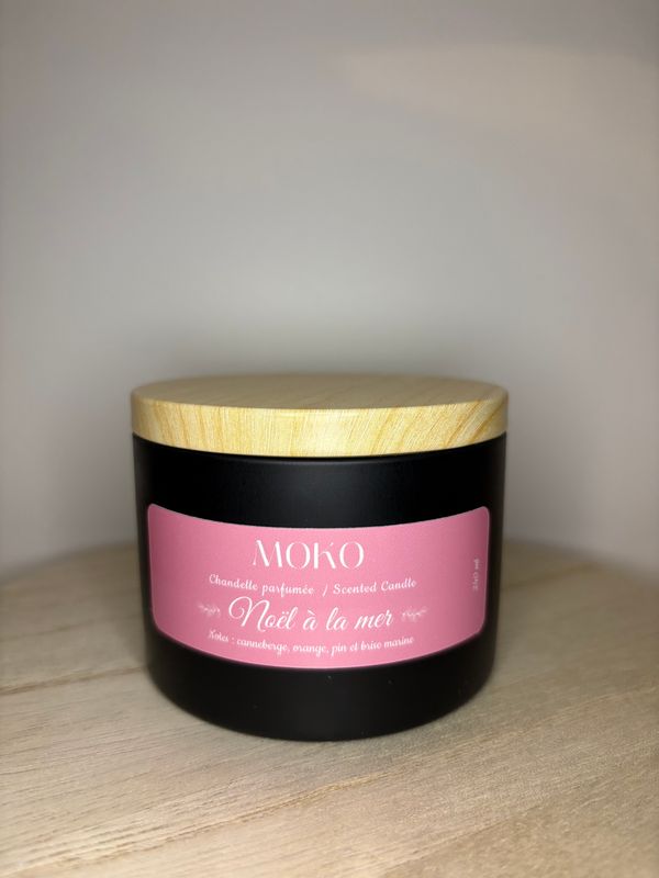 CHANDELLE PARFUMÉE - NOËL À LA MER