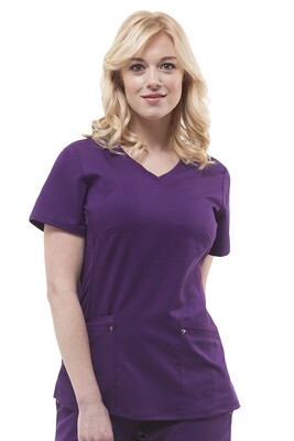 2245 JULIET TOP EGGPLANT 3XL