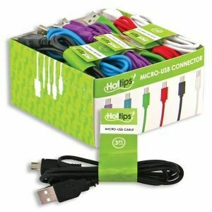 CELL PHONE ACCESSORIES 3FT CABLE W/MICRO USB CONNECTOR