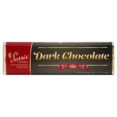 SARRIS CANDY EVERYDAY DARK CHOCOLATE BAR