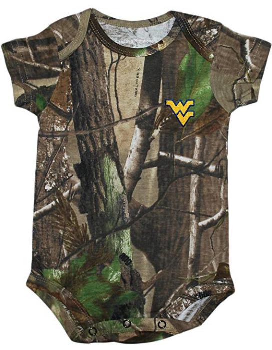 WV BODYSUITS CAMO 0-12 MONTH 0-3 MONTH