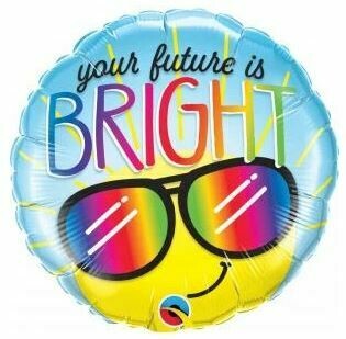 18 - YOUR FUTURE IS BRIGHT SMILEY FACE WITH SHADES