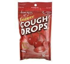 COUGH DROPS NEW ASSURED CHERRY