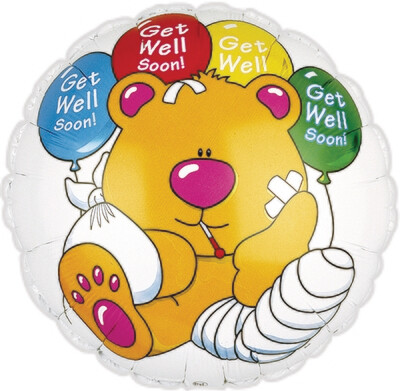 17 - GET WELL SOON BEAR IN BANDAGES