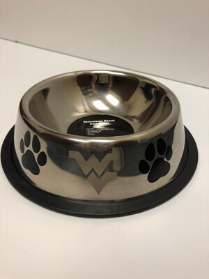 WV STAINLESS STEEL DOG BOWL SMALL