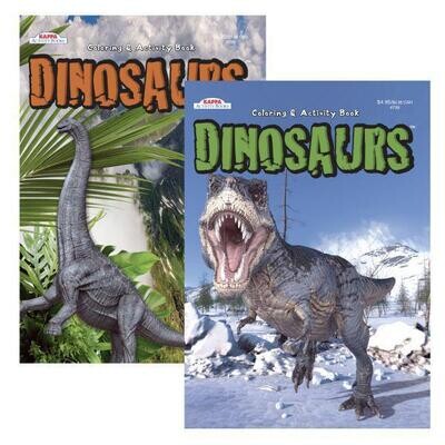 DINOSAURS COLORING AND ACTIVITY BOOK