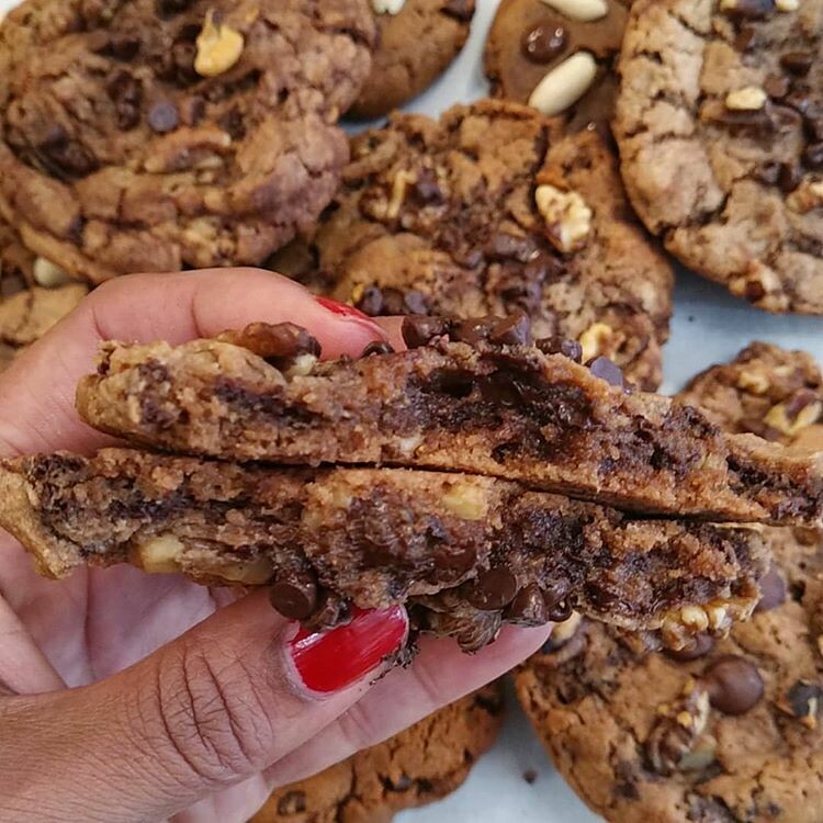 Cookie noix pépites au chocolat