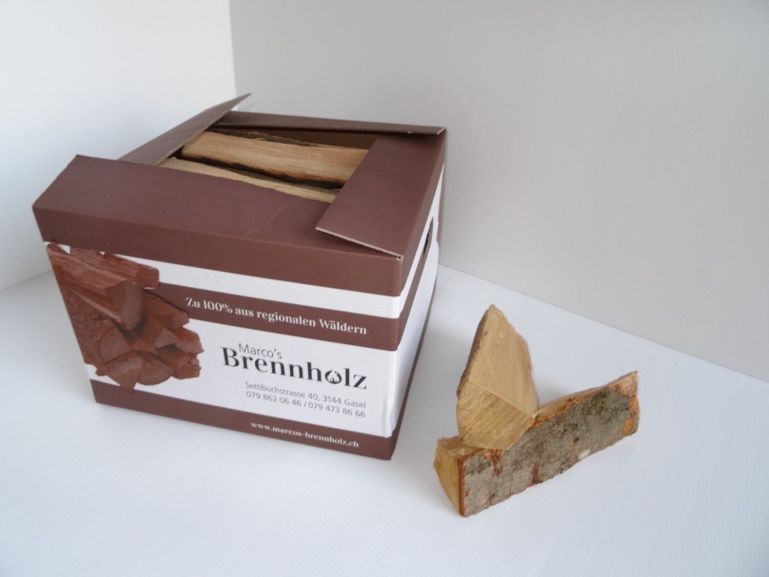 Buchenholz 25 cm, Schachtel à ca. 15 kg