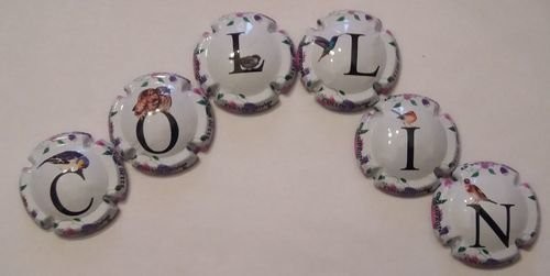 6 BELLES CAPSULES CHAMPAGNE COLLIN OLIVIER PUZZLE REF N° 14 a 14e NEWS
