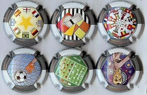 SERIE CAPSULES CHAMPAGNE GENERIQUE COUPE DU MONDE 2018 NEWS