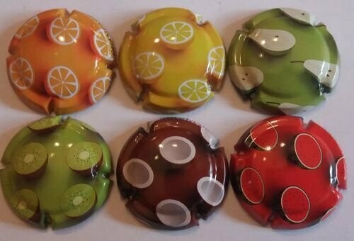 SERIE CAPSULES CHAMPAGNE GENERIQUE LES FRUITS NEWS REF 1058/1058e