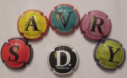 6 BELLES CAPSULES CHAMPAGNE SAVRY DIDIER PUZZLE REF N°27/27E NEWS