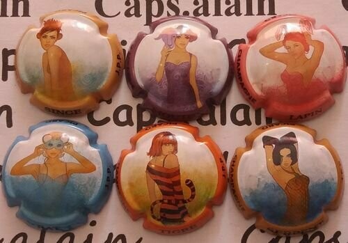 SERIE CAPSULES CHAMPAGNE PICARD JEAN PIERRE REF N°13/13E