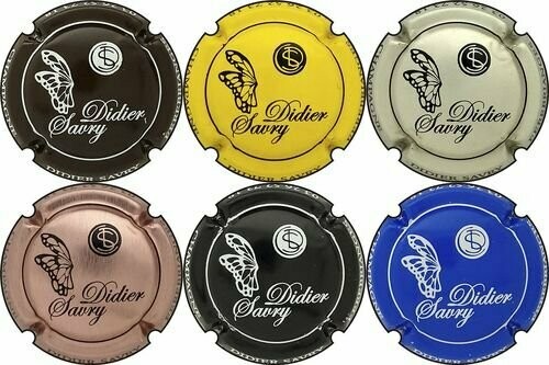 6 BELLES CAPSULES CHAMPAGNE SAVRY DIDIER REF N°26/26e NEWS