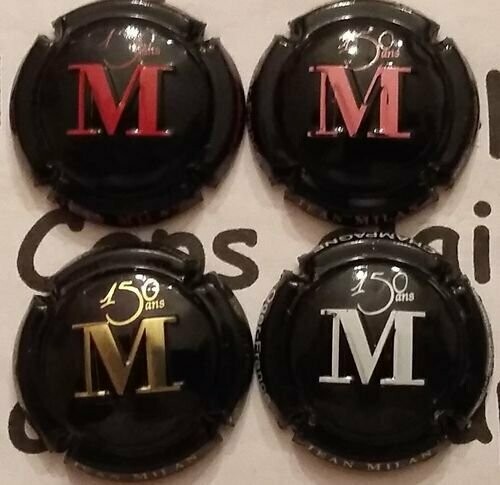 SERIE CAPSULES CHAMPAGNE MILAN JEAN REF N°54/54c