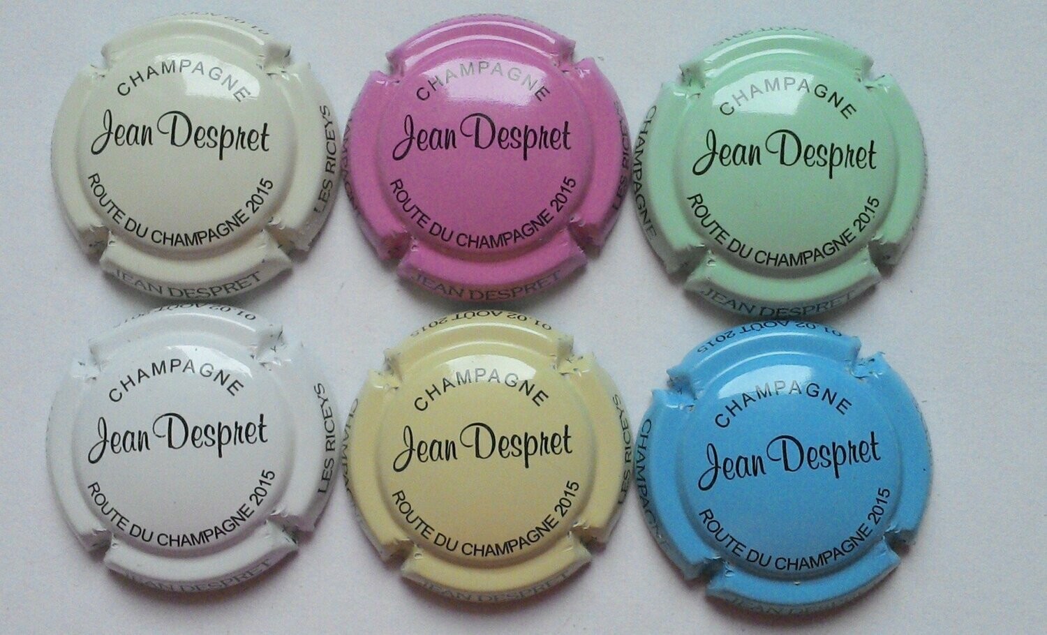 SERIE CAPSULES CHAMPAGNE DESPRET JEAN REF N°14/14e