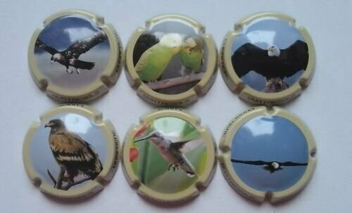 SERIE CAPSULES CHAMPAGNE QUATRESOLS LES RAPACES REF N° 27/27e