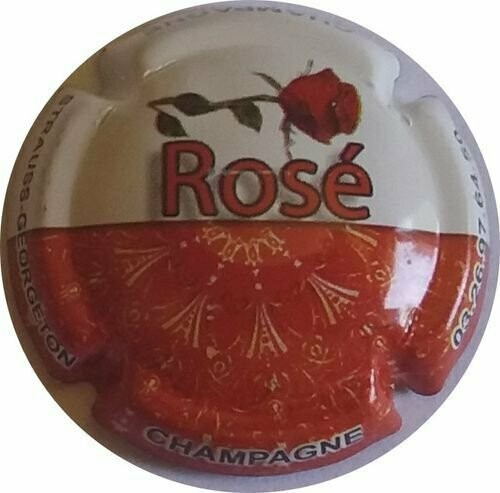 CAPSULE CHAMPAGNE STRAUSS GEORGETON ROSE