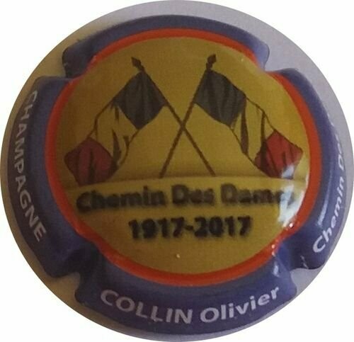 CAPSULE CHAMPAGNE COLLIN OLIVIER CHEMIN DES DAMES ref N°12a