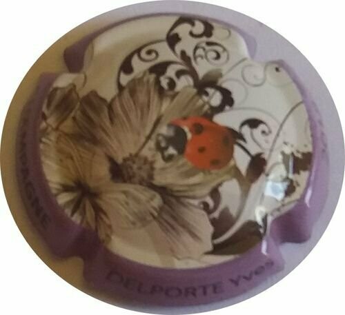 CAPSULE CHAMPAGNE DELPORTE YVES COCCINELLE ref N°44d