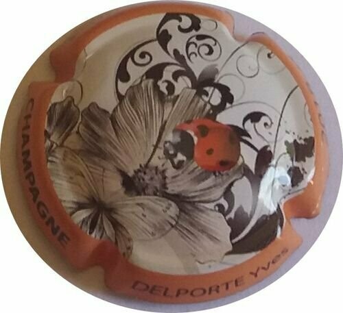 CAPSULE CHAMPAGNE DELPORTE YVES COCCINELLE ref N°44e