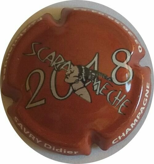 CAPSULE CHAMPAGNE SAVRY DIDIER SCARAMEDE 2018 REF N° 33