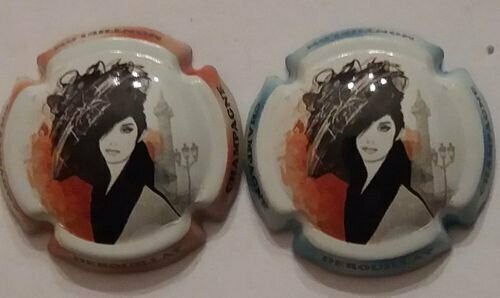 SERIE CAPSULES CHAMPAGNE DEROUILLAT REF N°23 et 23a NEWS