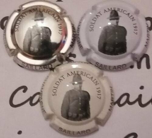 SERIE CAPSULES CHAMPAGNE SAILLARD MARTIN REF N°15 a 15b