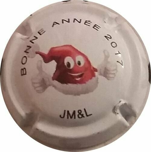 CAPSULE CHAMPAGNE MEHLINGER ET FILS BONNE ANNÉE 2017 REF N° 6a
