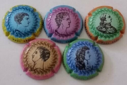 SERIE CAPSULES CHAMPAGNE PAUL SADI LES EMPEREURS NEWS REF N°10 a 10d