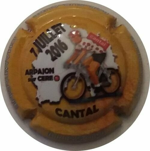 CAPSULE CHAMPAGNE BRISSON JONCHERE TOUR DE FRANCE 2016 REF N°50a