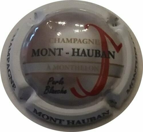 CAPSULE CHAMPAGNE DU MONT HAUBAN PERLE BLANCHE REF N°32