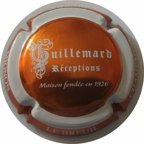 CAPSULE CHAMPAGNE PIERRE MIGNON GUILLEMARD REF N°54f