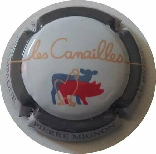 CAPSULE CHAMPAGNE PIERRE MIGNON LES CAINAILLES REF N°68