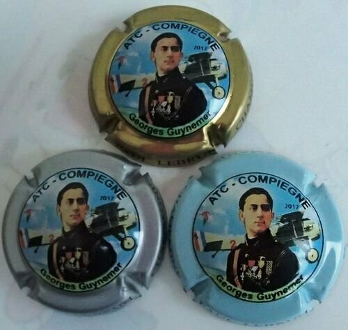 SÉRIE CAPSULES CHAMPAGNE PAUL LEBRUN REF N°49 a 49b