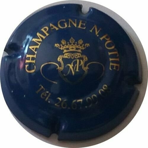 CAPSULE CHAMPAGNE POTIE N.TEL 8 CHIFFRES REF N°1