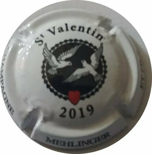 CAPSULE CHAMPAGNE MEHLINGER ET FILS saint valentin 2019 REF N°9