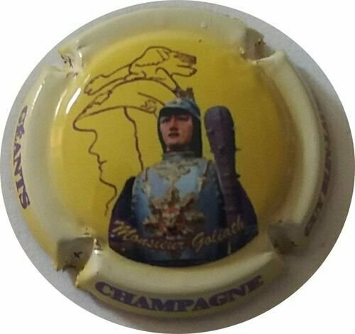 CAPSULE CHAMPAGNE GUY BLIN LAURENT CUVEE DES GEANTS ref N°16