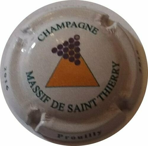 CAPSULE CHAMPAGNE MASSIF DE SAINT THIERRY PROULLY 2016 ref N°6d