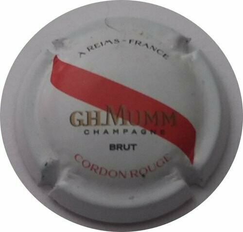 CAPSULE CHAMPAGNE MUMM G.H & C REF N°162